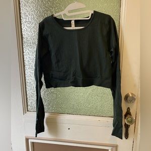 Lululemon ebb to street long sleeve crop